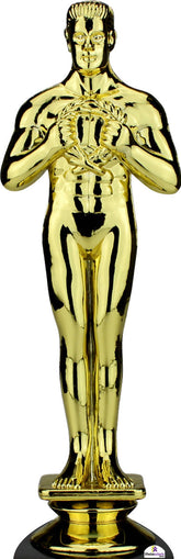 Gold Award Statue Celebrity Cutout